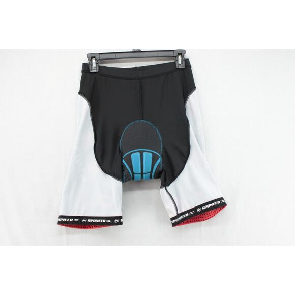 Sponeed Cycling Shorts Men's Large Black Red Padded Bicycle Riding Bike Racing - Picture 10 of 12